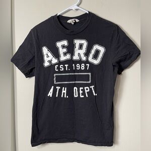 Aeropostale Men's Black Short Sleeve Tee